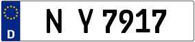 Truck License Plate